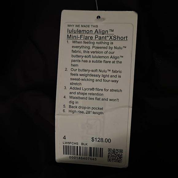 Align™ High-Rise Mini-Flared Pant *XShort In Black - Picture 8 of 9